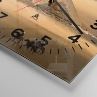 Clock face with numbers