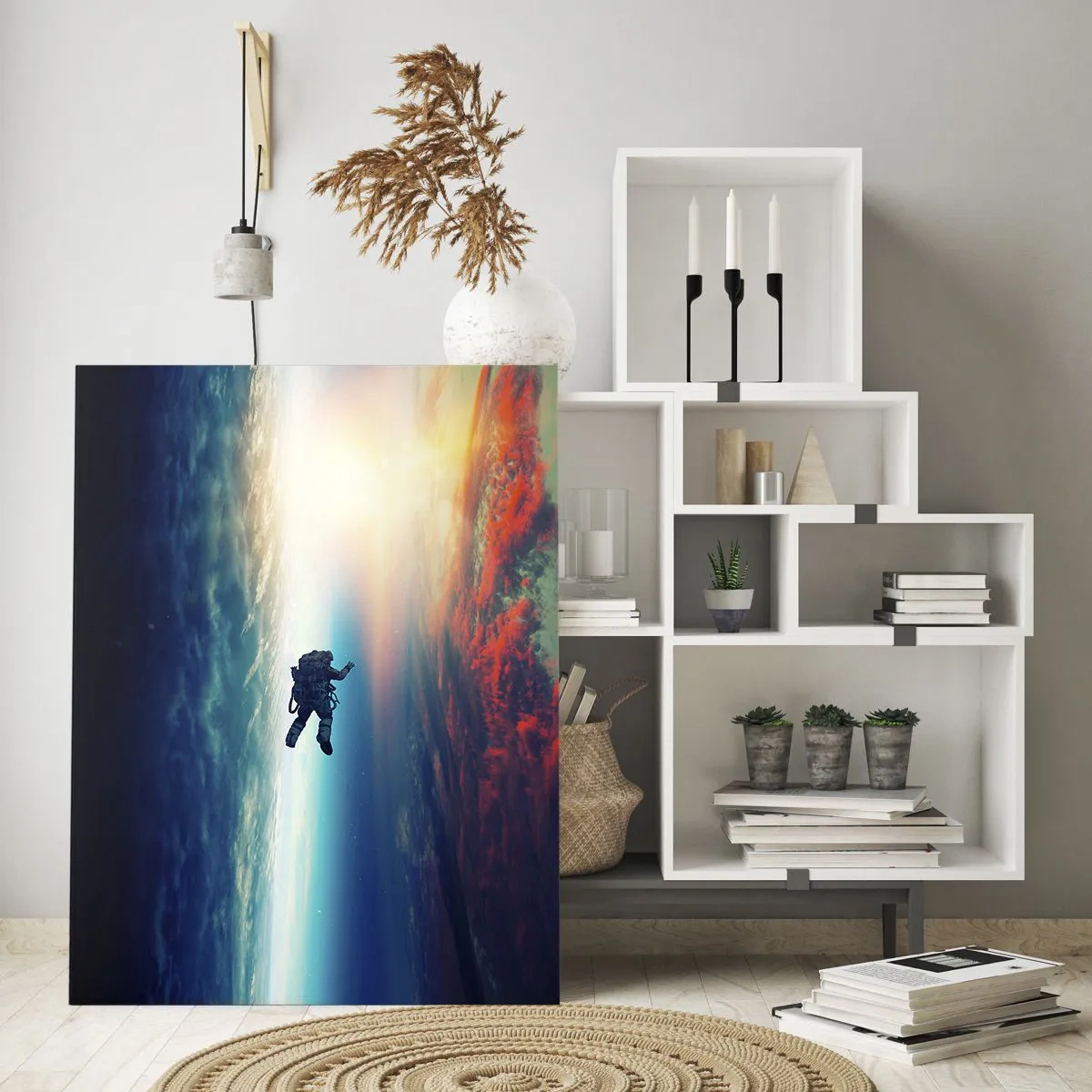 Glass picture - Confronting the Universe - 50x70 cm