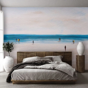 Photo Wallpaper Premium Canvas - Natural Need - Beach, People, Minimalism - 100x70 cm