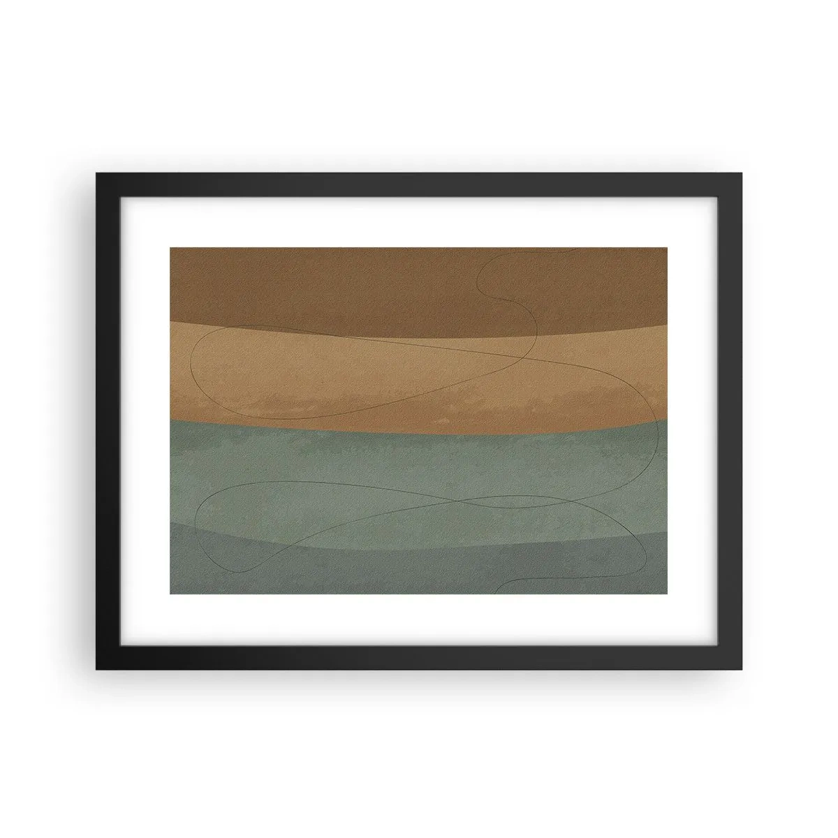 Poster in black frame - Horizontal Compostion - 40x30 cm