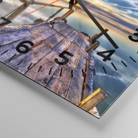 Clock face with numbers