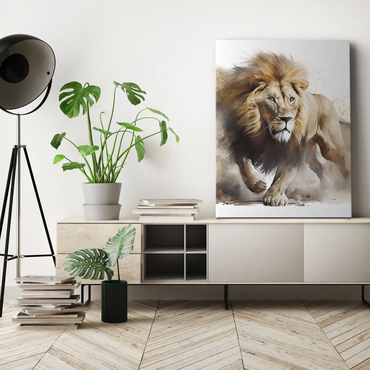 Canvas picture - King is on the Move - 50x70 cm