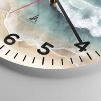 Clock face with numbers