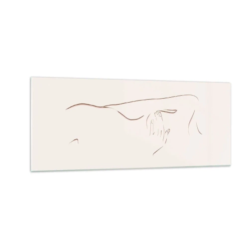 Glass picture - Shape of Desire - 100x40 cm