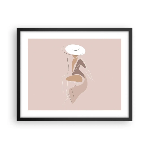 Poster in black frame - Being a Lady - 50x40 cm