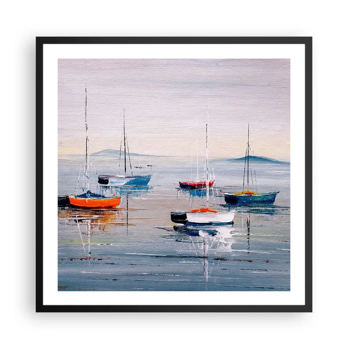 Poster in black frame - Deserved Rest - 60x60 cm