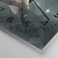 Clock face with numbers