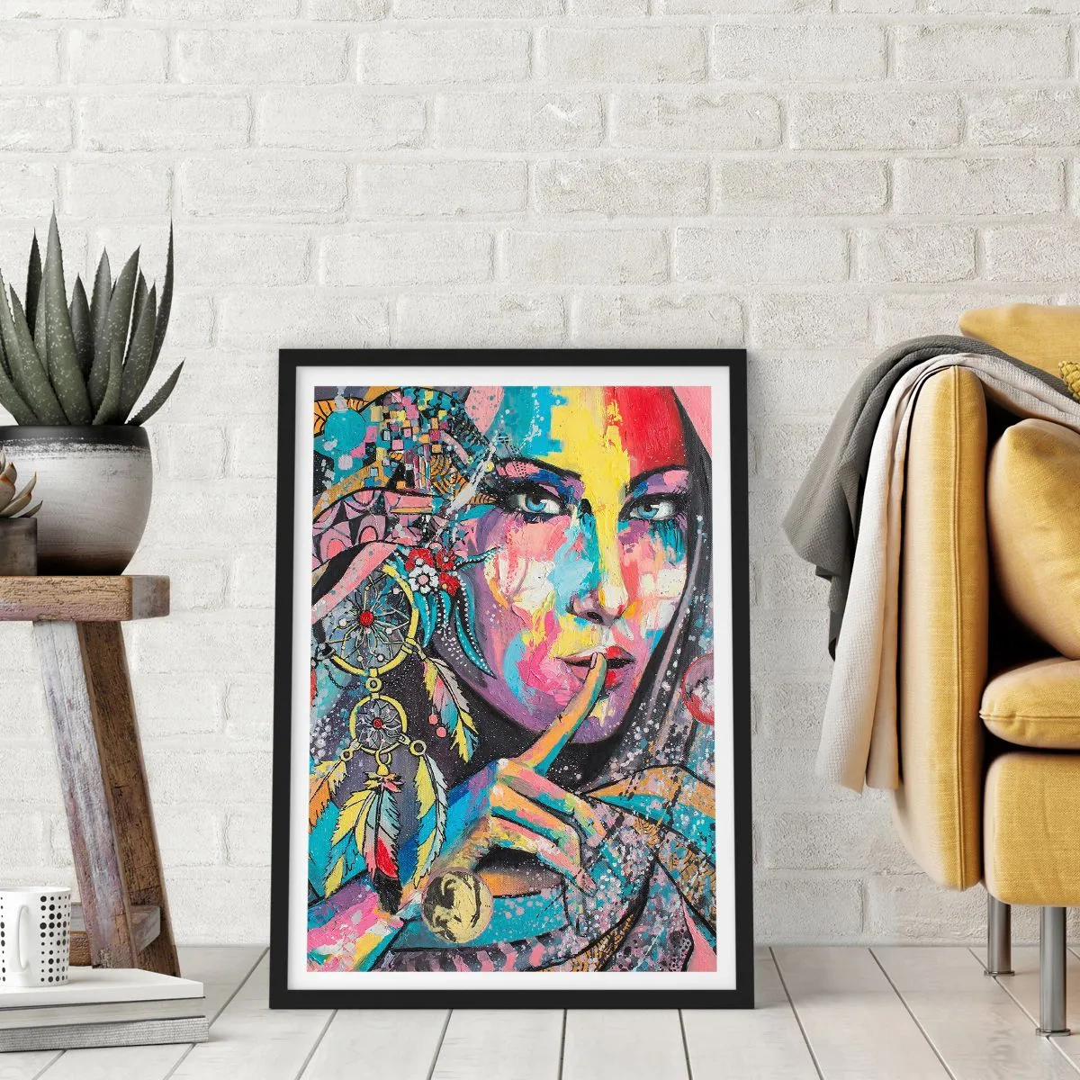 Poster in black frame - Don't Talk Until You Understand - 61x91 cm