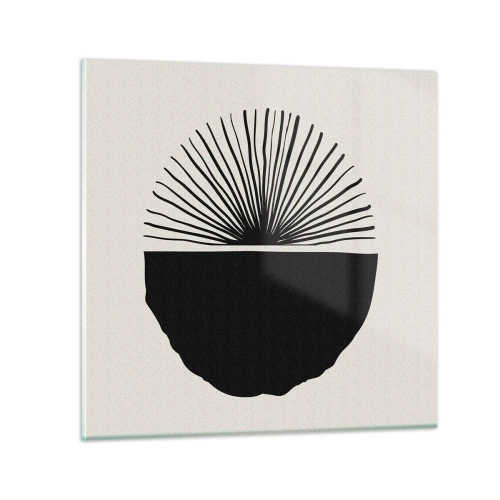 Glass picture - Fan of Possibilities - 40x40 cm