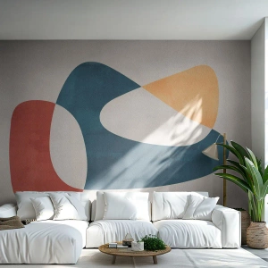 Photo Wallpaper Premium Canvas - Influences and Metamorphoses - Piece, Shapes, Minimalistic - 300x210 cm
