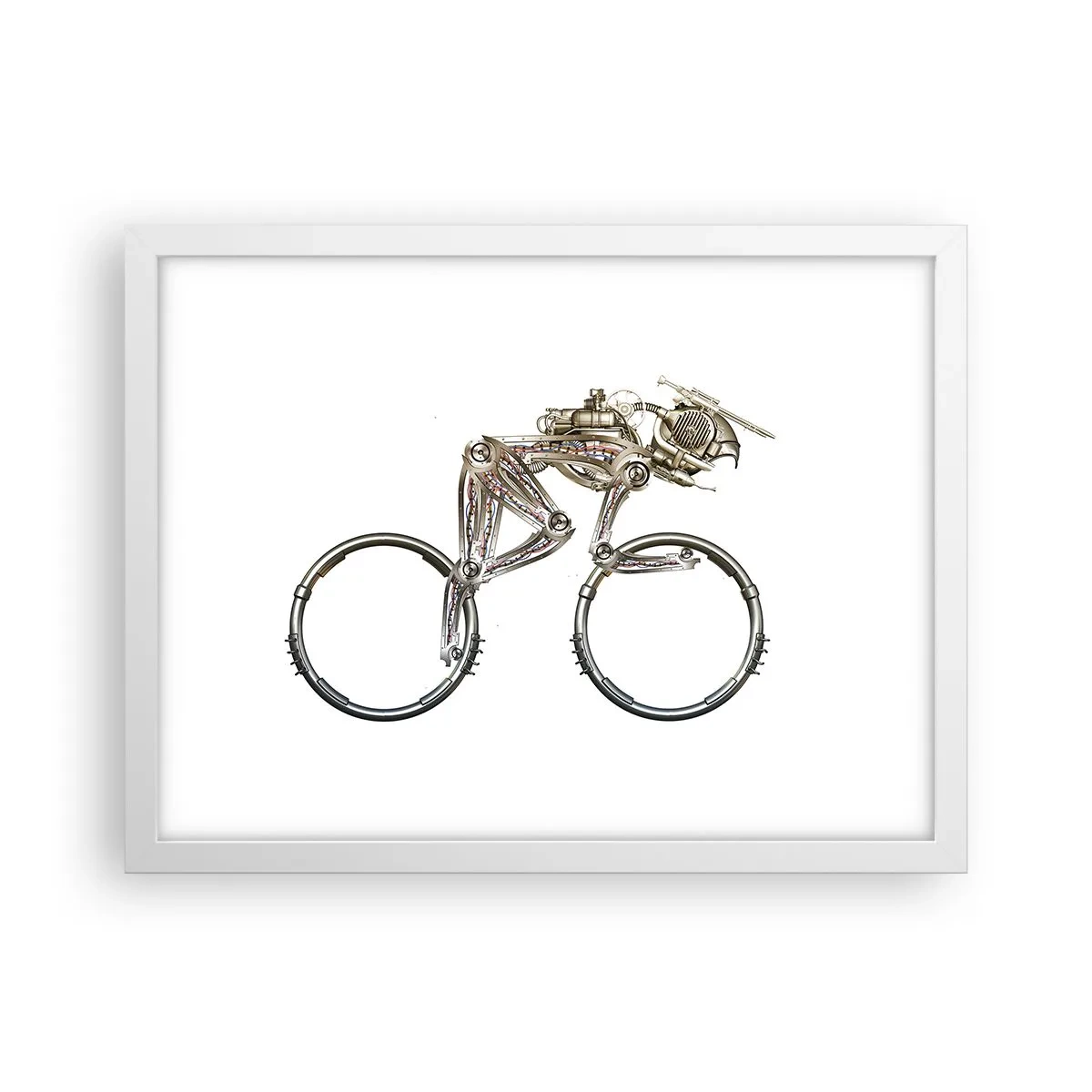 Poster in white frmae - Wonderful Machinery - 40x30 cm