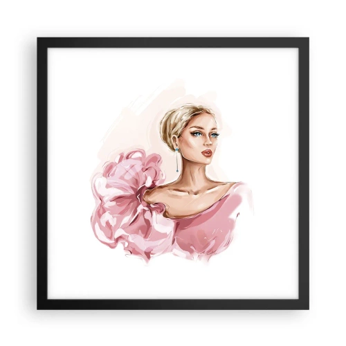 Poster in black frame - Like a Painitng - 40x40 cm