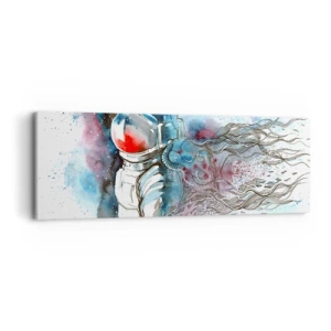 Canvas picture - Alone In Space - 90x30 cm