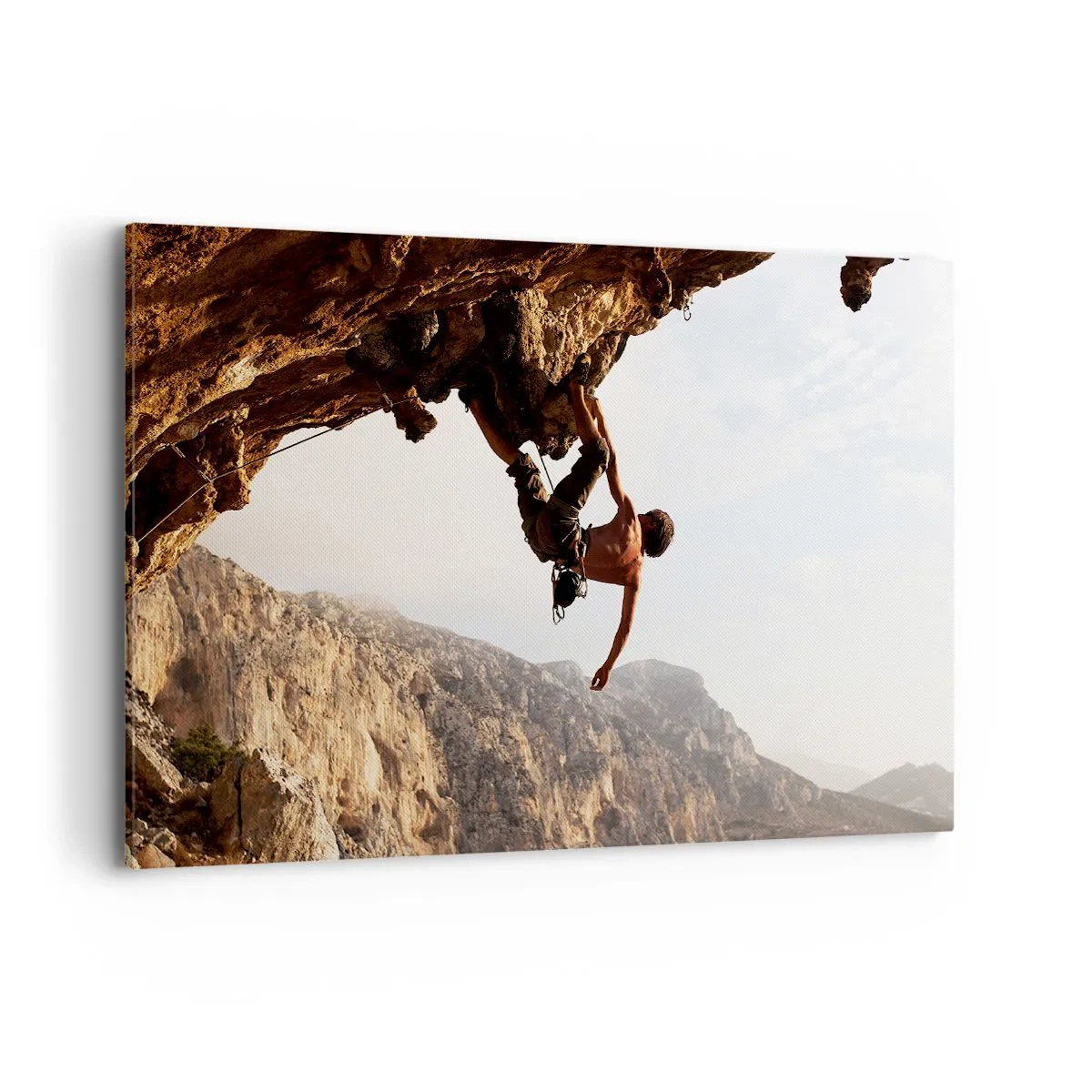 Canvas picture - The Whole World on a Sharp Cliff - 120x80 cm