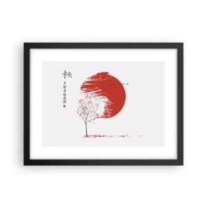 Poster in black frame - Do You Know This Country? - 40x30 cm