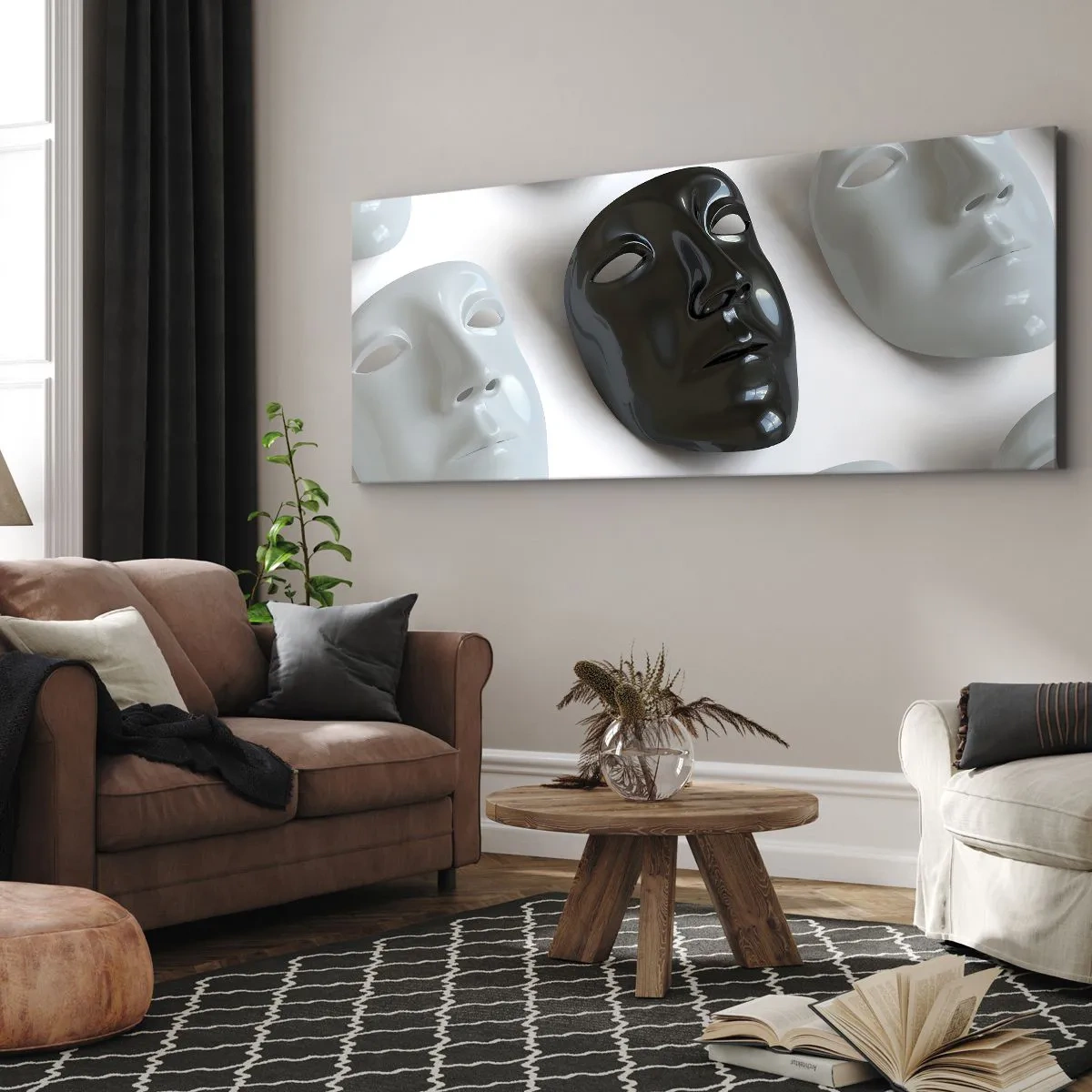 Canvas picture - How to Stand Out? - 140x50 cm