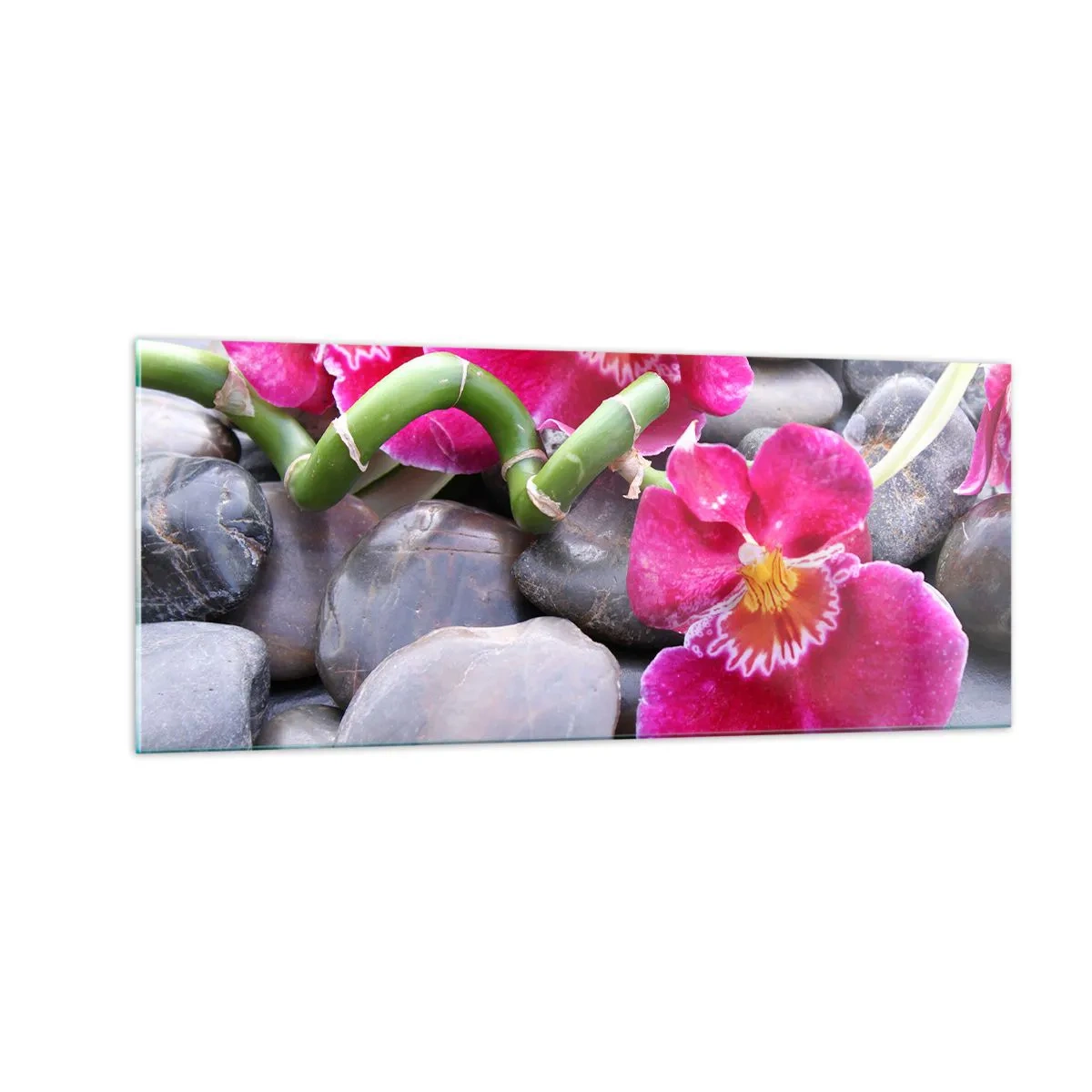 Glass picture - Coolness and Heat - 100x40 cm