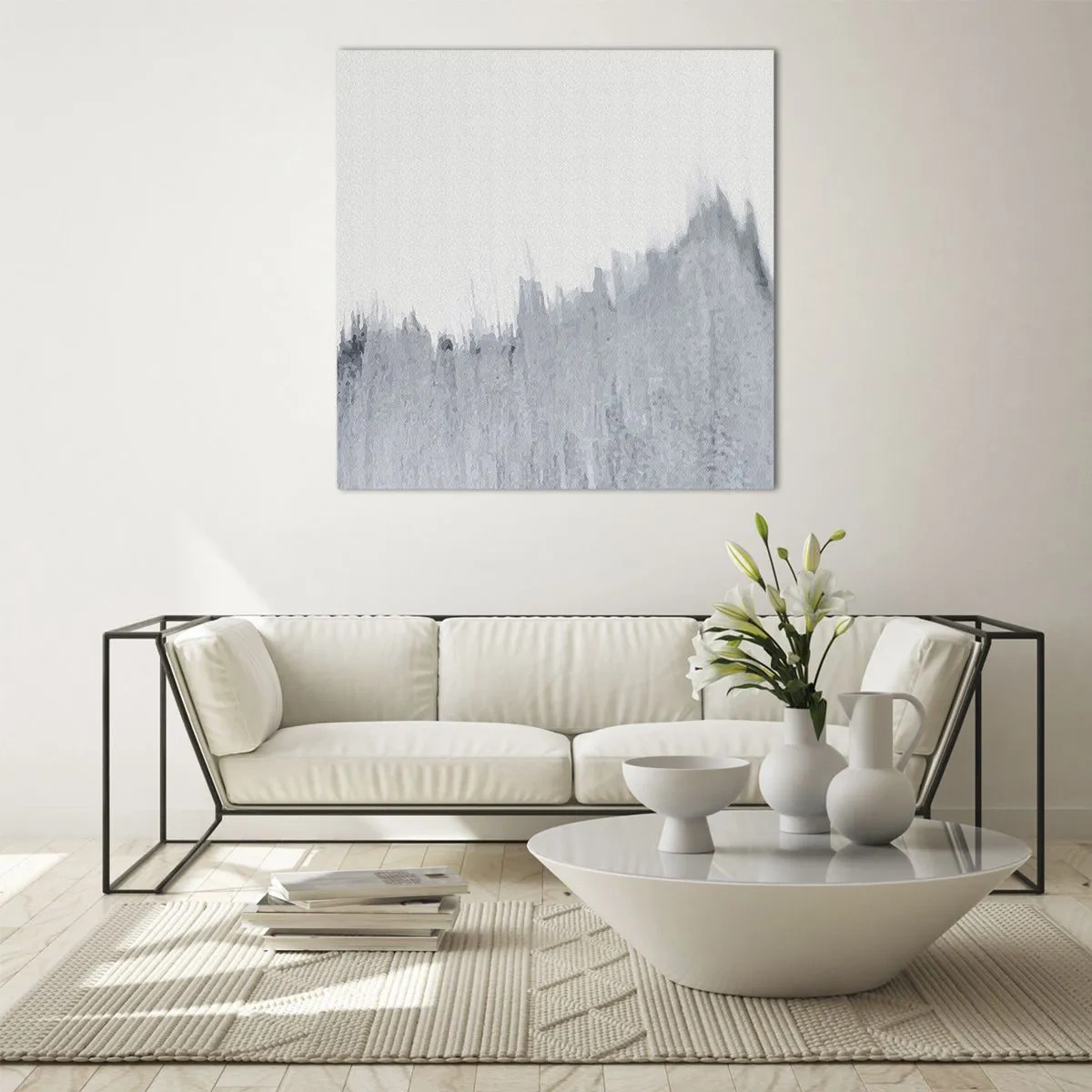 Glass picture - Mysterious Writing - 30x30 cm