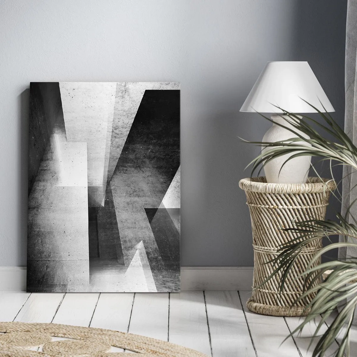 Canvas picture - Structure of Space - 65x120 cm