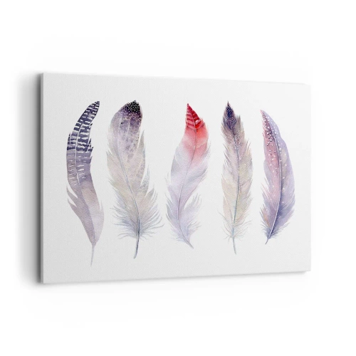 Canvas picture - Delicate Like Pink Fog - 100x70 cm