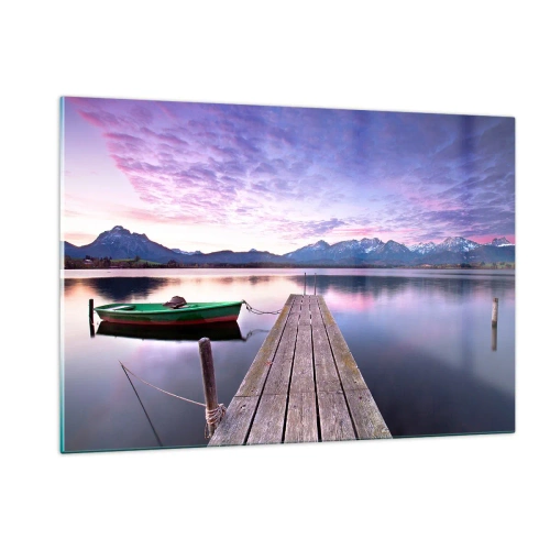 Glass picture - Friendly Silence - 120x80 cm