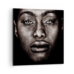 Canvas picture - One Tear - 50x50 cm