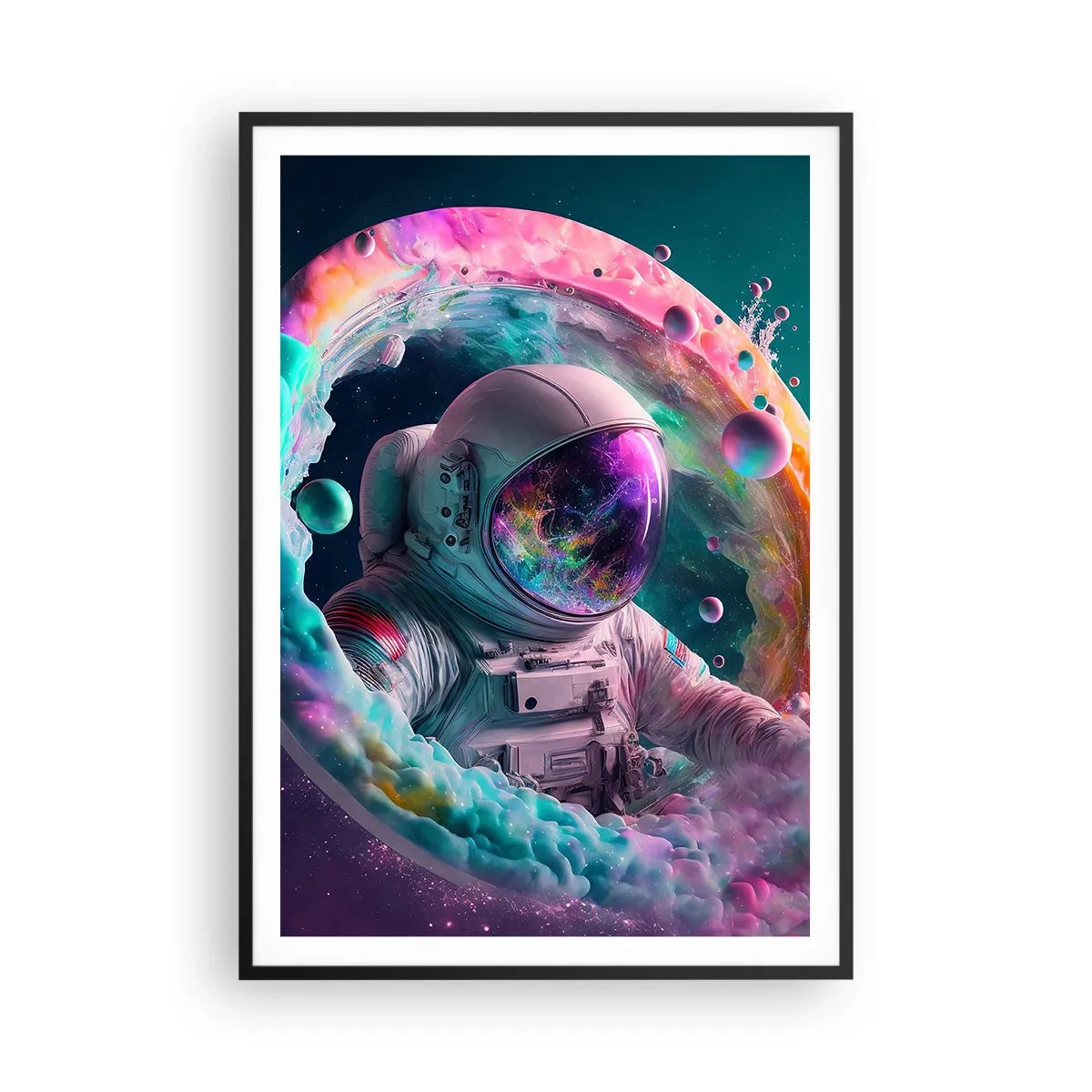 Poster in black frame - Star Gate - 70x100 cm
