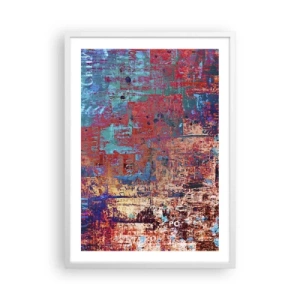 Poster in white frmae - Memory and Oblivion - 50x70 cm