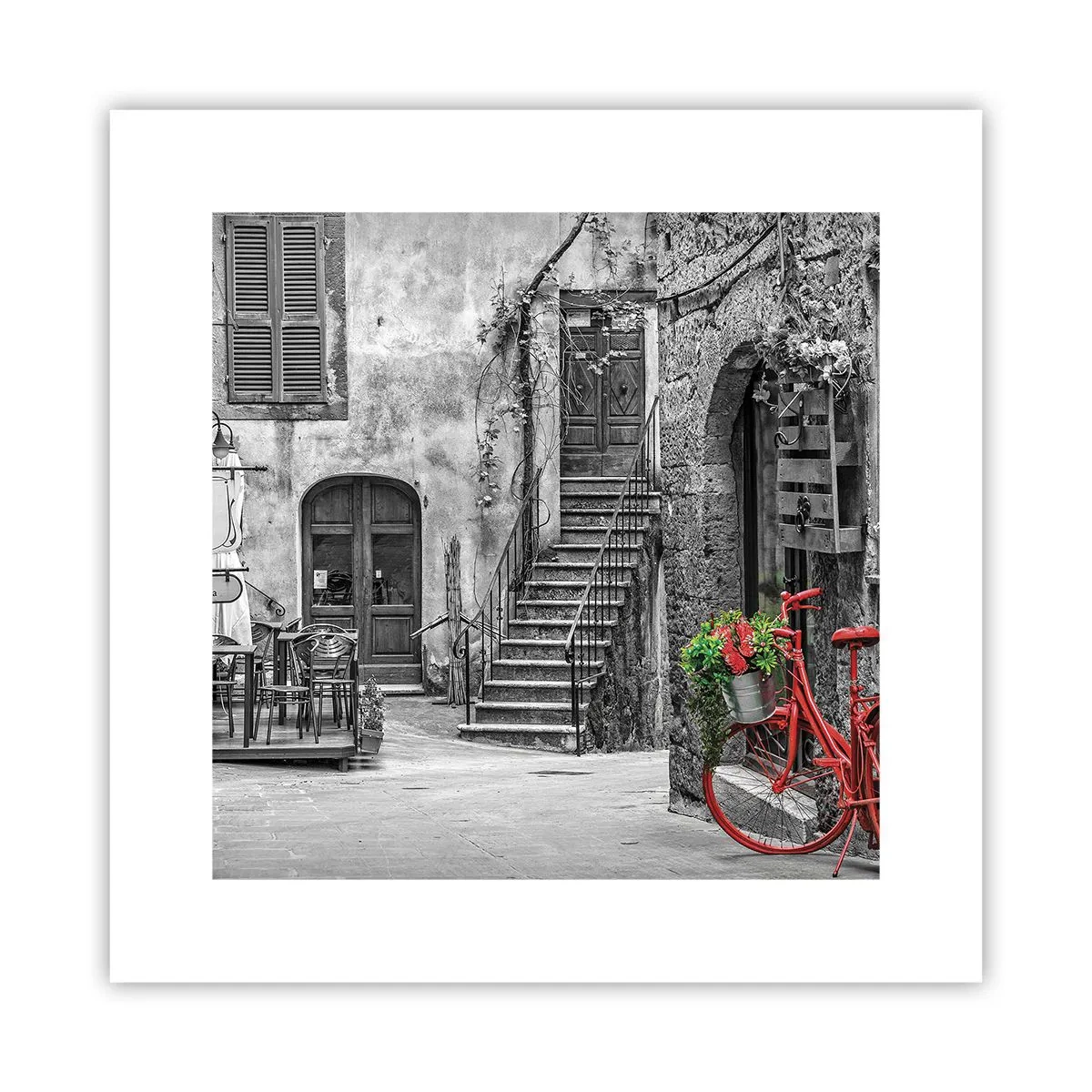 Poster - Tuscan Alley - 30x30 cm