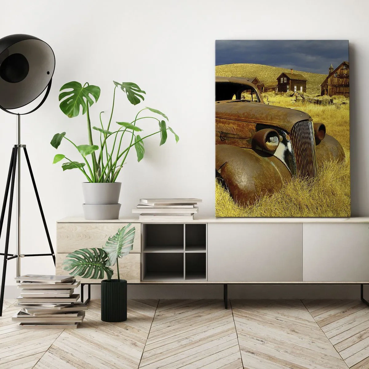 Canvas picture - Deserved Rest - 55x100 cm