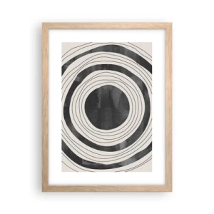 Poster in light oak frame - Heart of the Matter - 30x40 cm