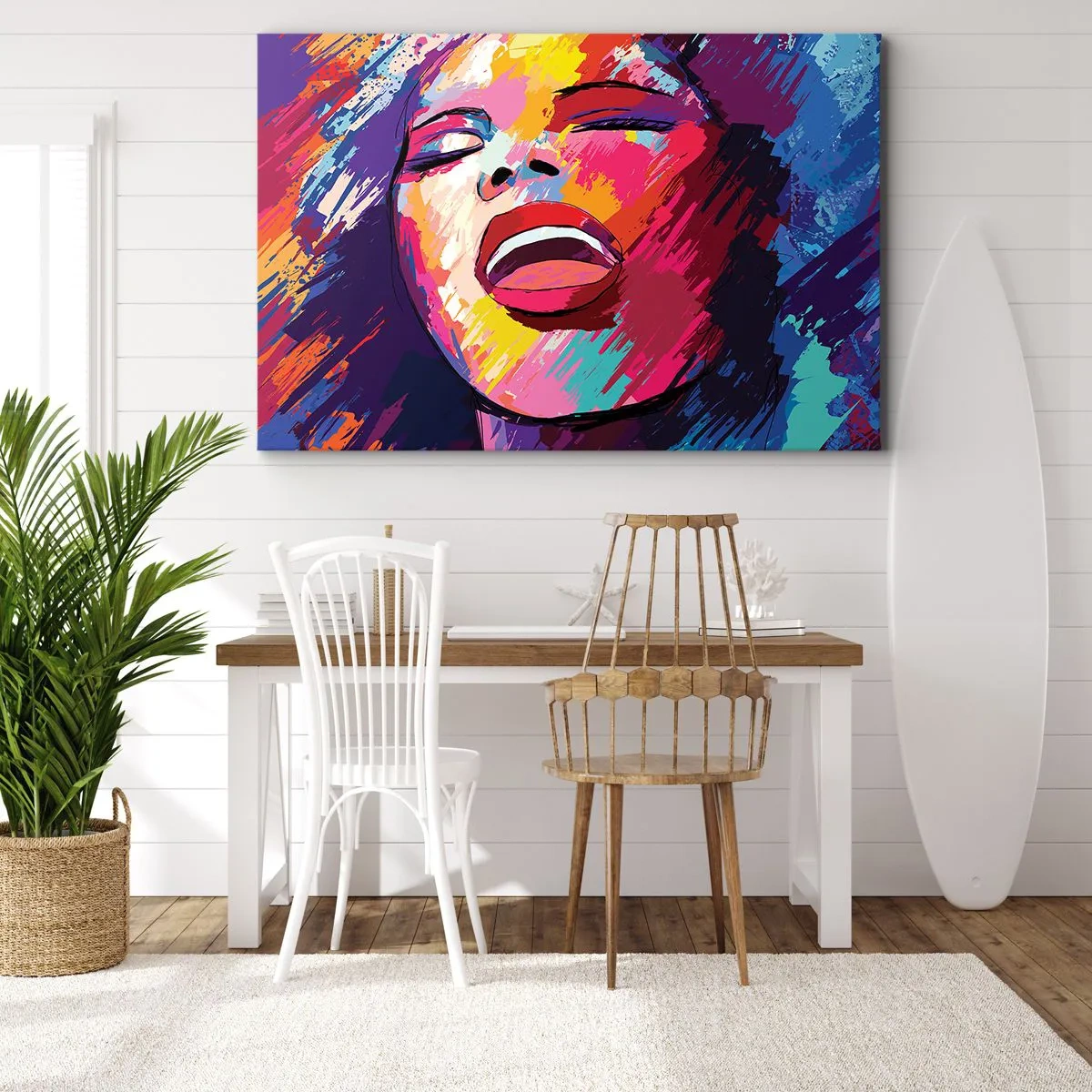 Canvas picture - Sing Your Life Away - 120x80 cm