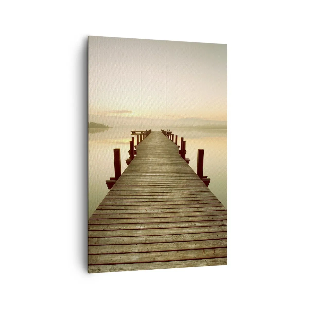 Canvas picture - Before Dawn, Dawn, Light - 80x120 cm