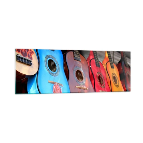 Glass picture - Latino Style - 90x30 cm