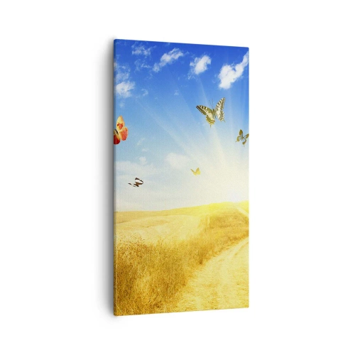 Canvas picture - How Can You Not Love the Summer? - 55x100 cm