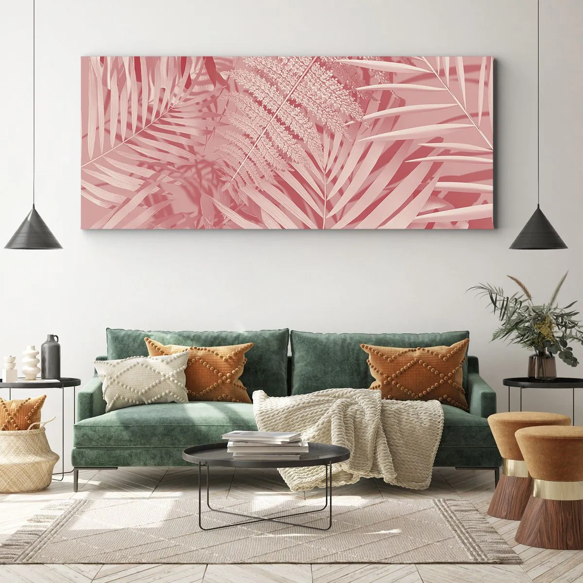 Canvas picture - Pink Concept - 160x50 cm