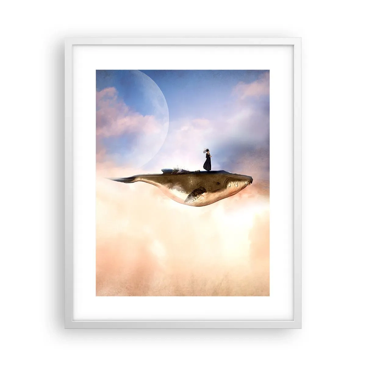 Poster in white frmae - Surreal Journey - 40x50 cm