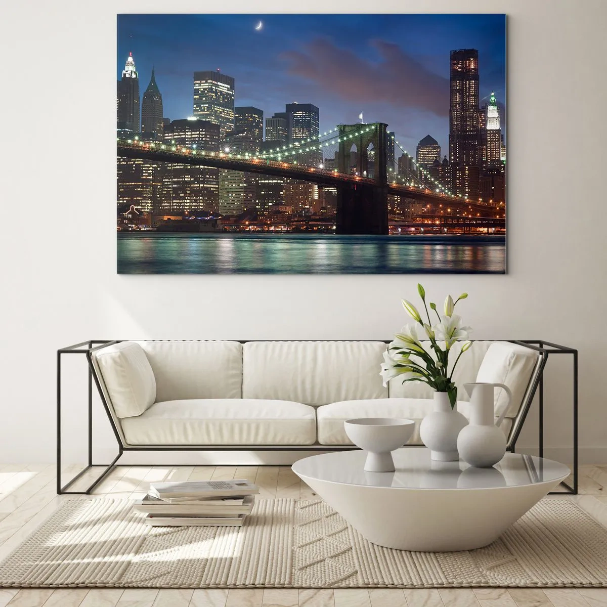 Glass picture - Starry Night  - 100x70 cm