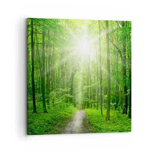 Canvas picture - Green Cathedral - 70x70 cm
