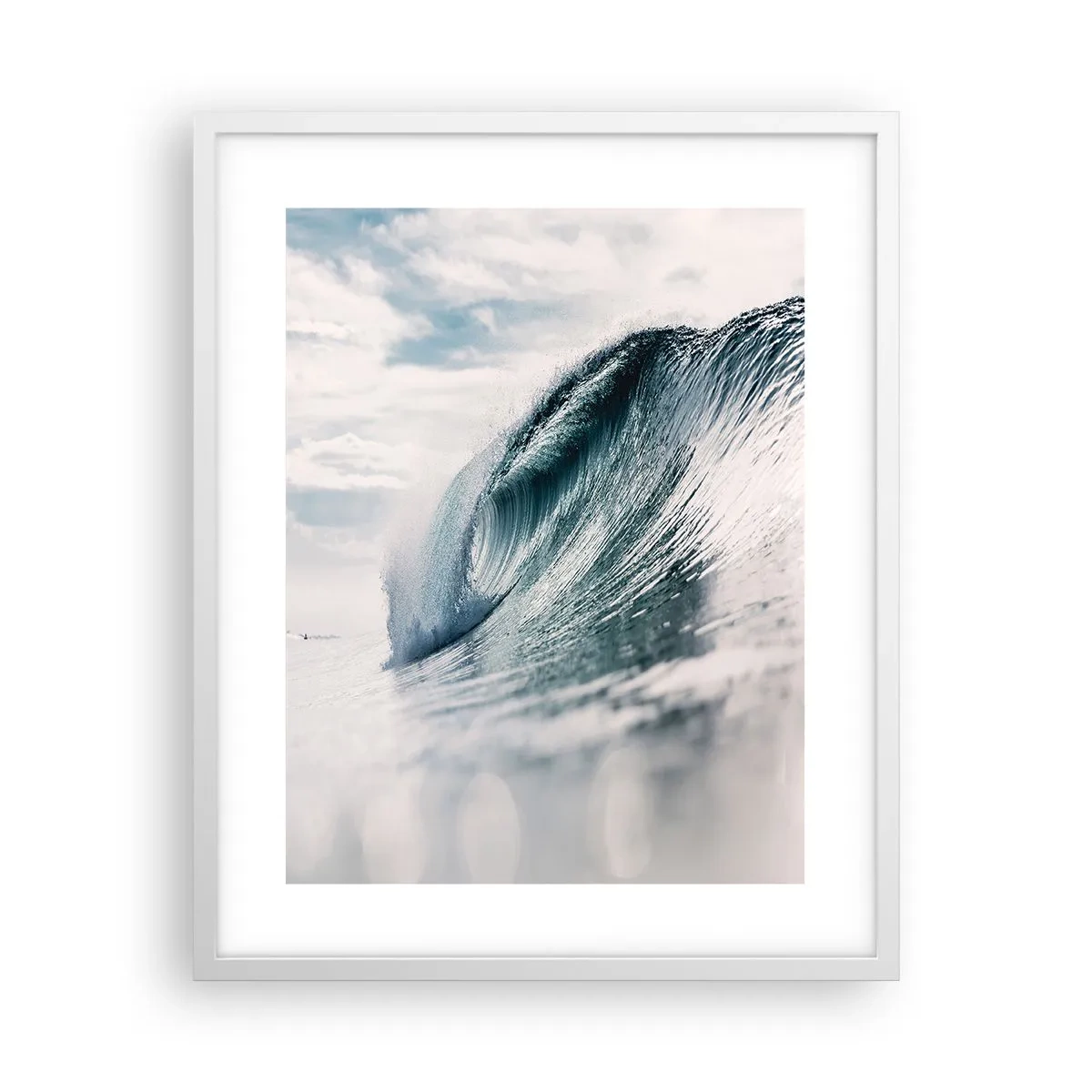 Poster in white frmae - Water Summit - 40x50 cm