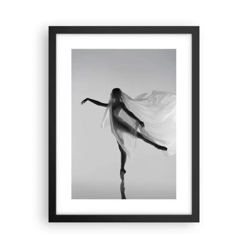 Poster in black frame - Lightness and Grace - 30x40 cm