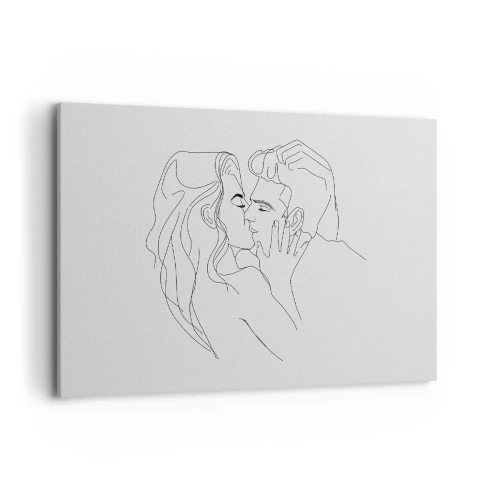 Canvas picture - With the Same Line - 100x70 cm