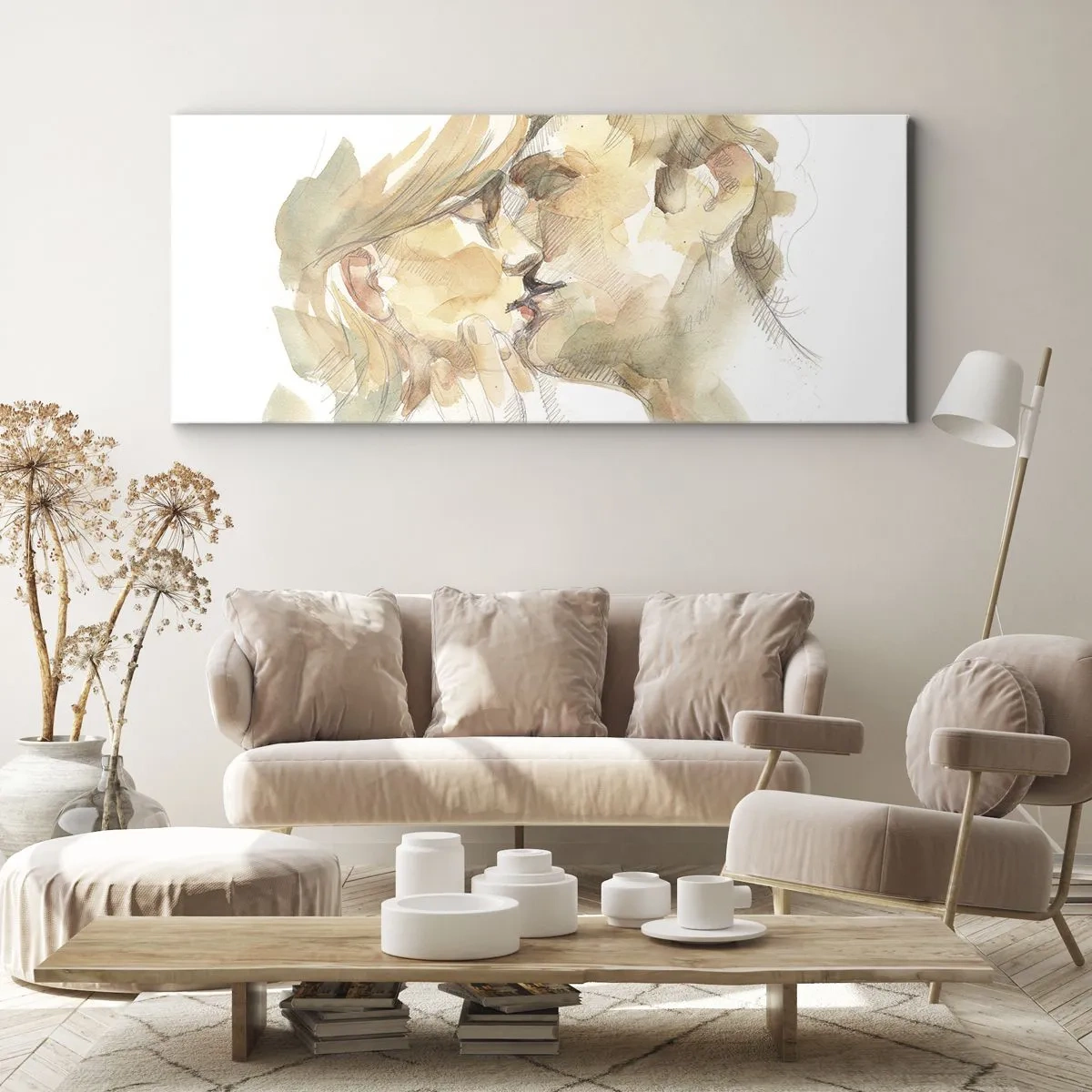 Canvas picture - The Missing Half? - 140x50 cm