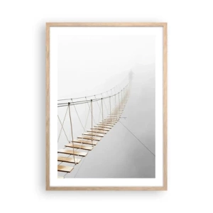 Poster in light oak frame - Where Did He Take You? - 50x70 cm