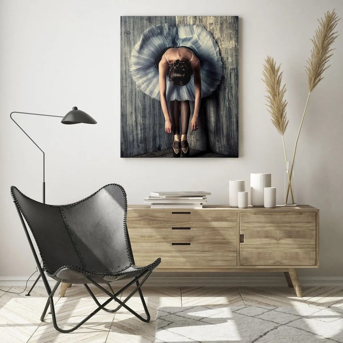 Glass picture - When the Music Stops - 50x70 cm