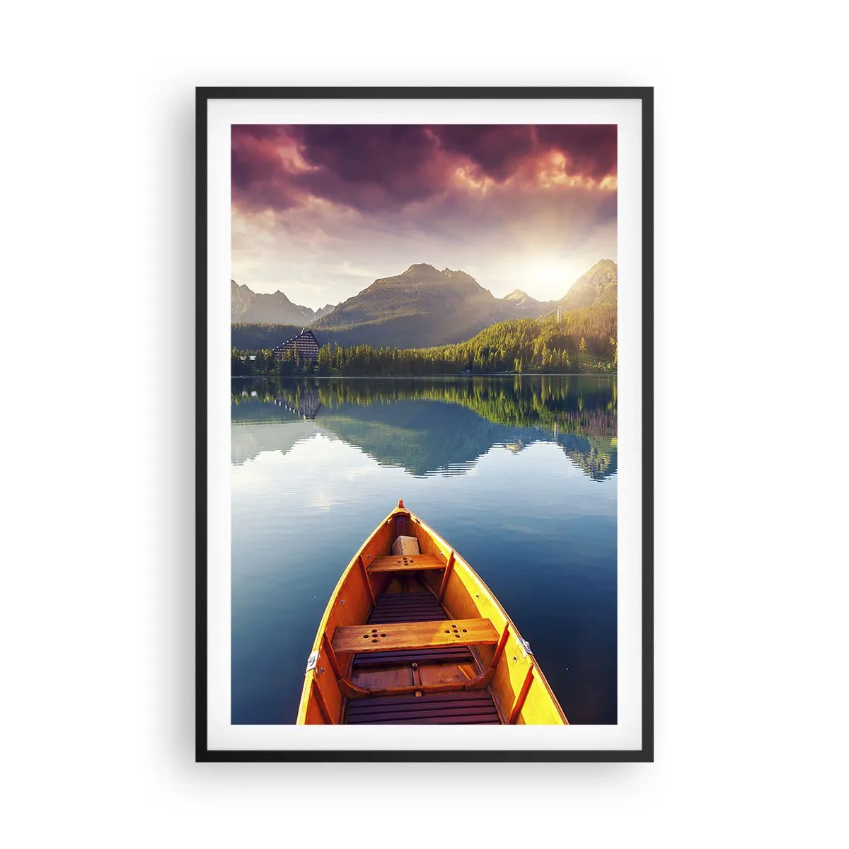 Poster in black frame - Nothing against Nature - 61x91 cm