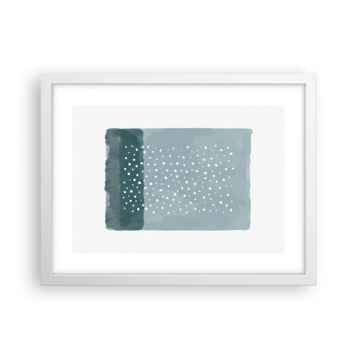 Poster in white frmae - Grown on the Blue - 40x30 cm