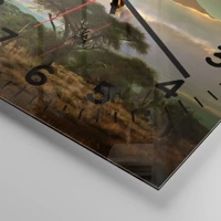 Clock face with numbers