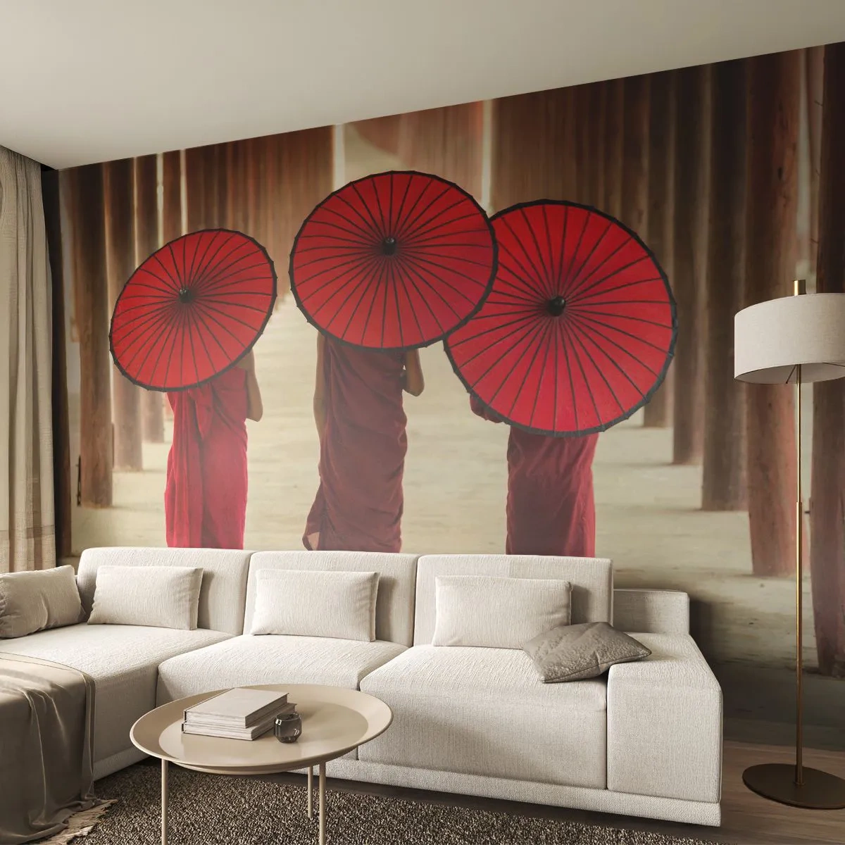 Self-Adhesive Photo Wallpaper Deluxe Sticker - On the Way to Pure Country - Asia, Burma, Women - 500x350 cm