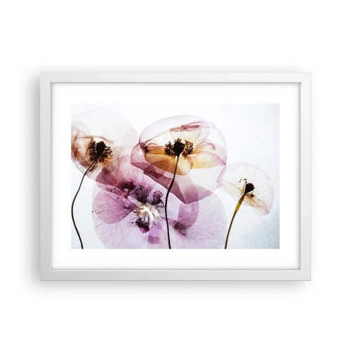 Poster in white frmae - Flower Body Slide - 40x30 cm